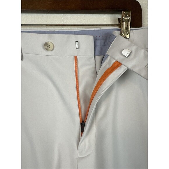 Peter Millar Wicking Element Men's Pants Size 36 x 32 Golf Khaki - Picture 8 of 12